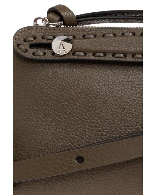 Fendi Brown Shoulder Bag By The Way Selleria Mini