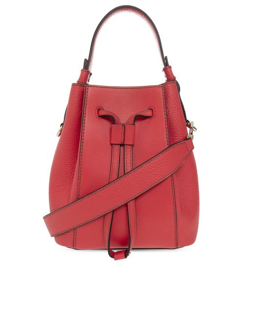 Furla Red 'miastella Mini' Bucket Bag