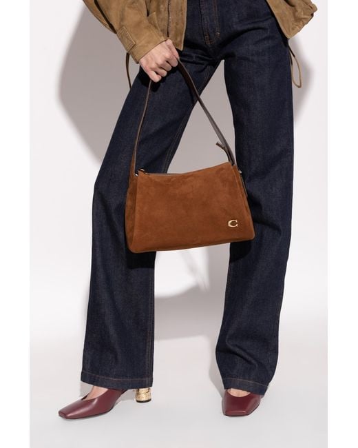 COACH Brown "Lola" Shoulder Bag