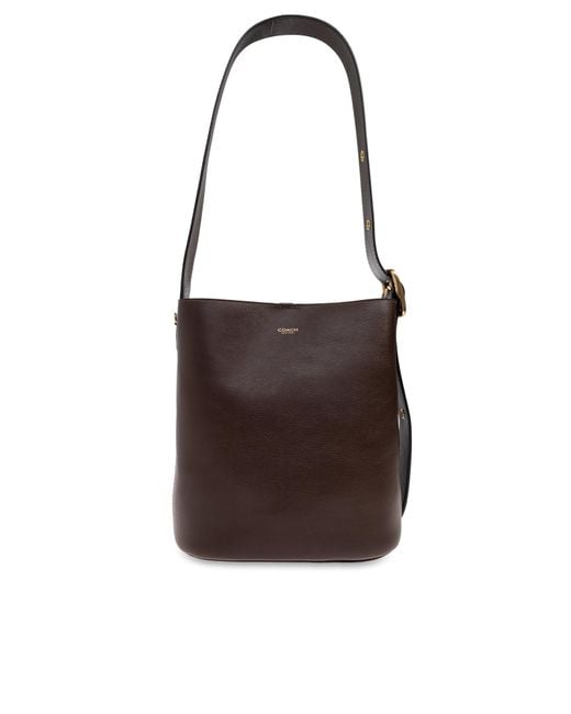 COACH Brown "Bleecker" Shoulder Bag