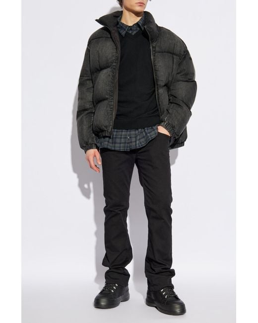 DIESEL Black Sweater K-Verim for men