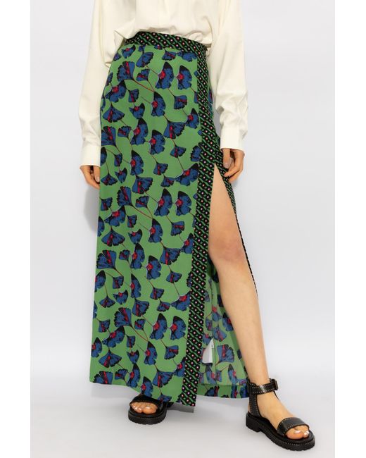 Diane von Furstenberg Green 'latrice' Skirt,