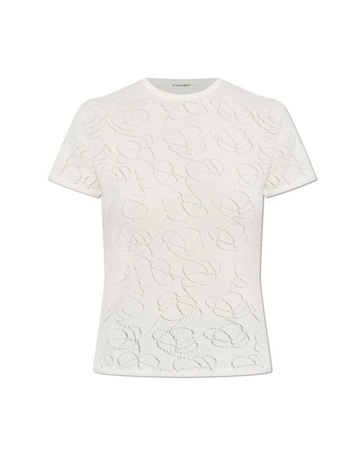 By Malene Birger White T-Shirt 'Brit'