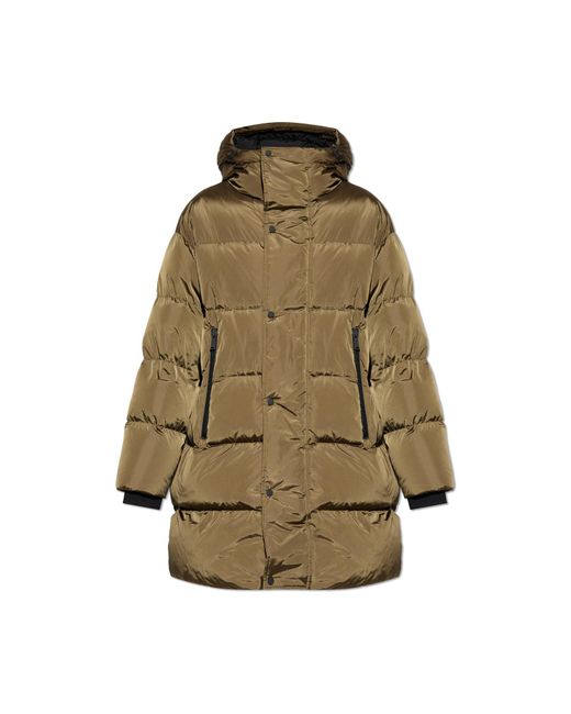 DSquared² Natural Long Down Jacket for men