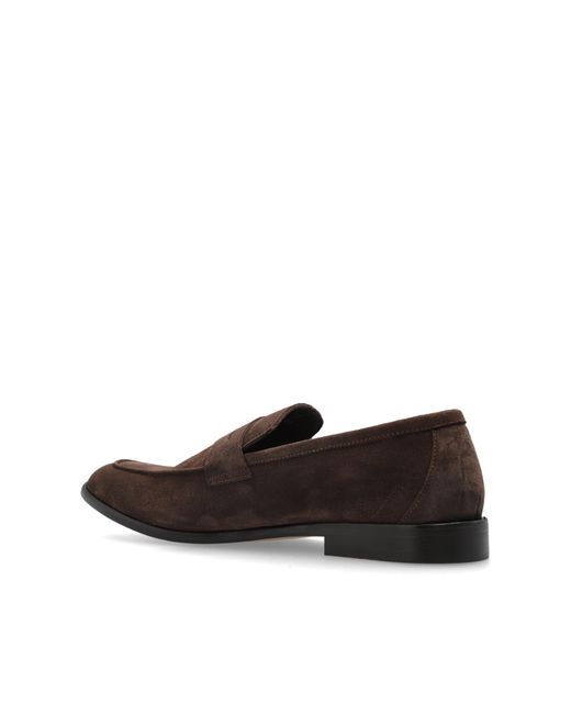 Paul Smith Brown Suede Shoes Type Loafers for men