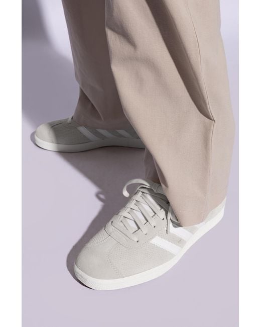 Adidas Originals White ‘Gazelle’ Sports Shoes for men
