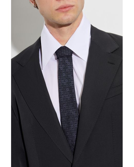 Giorgio Armani Blue Silk Tie for men