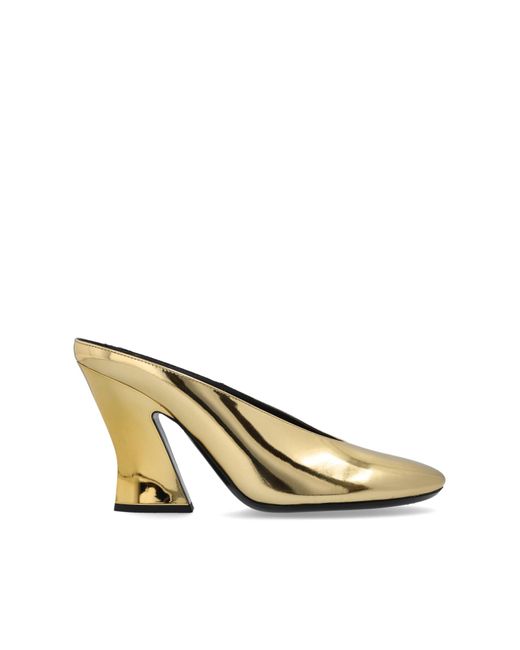 Givenchy Metallic Heeled Mules