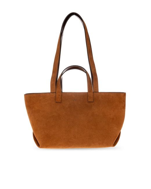 A.P.C. Brown Drummer Small Bag