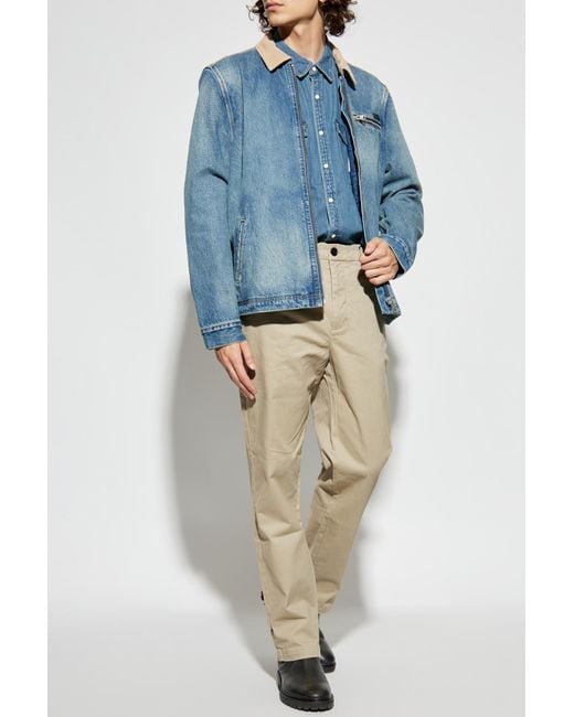 AllSaints Blue Denim Jacket "Rothwell" for men