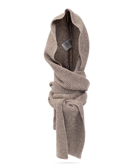 By Malene Birger Brown 'florea' Ribbed Scarf