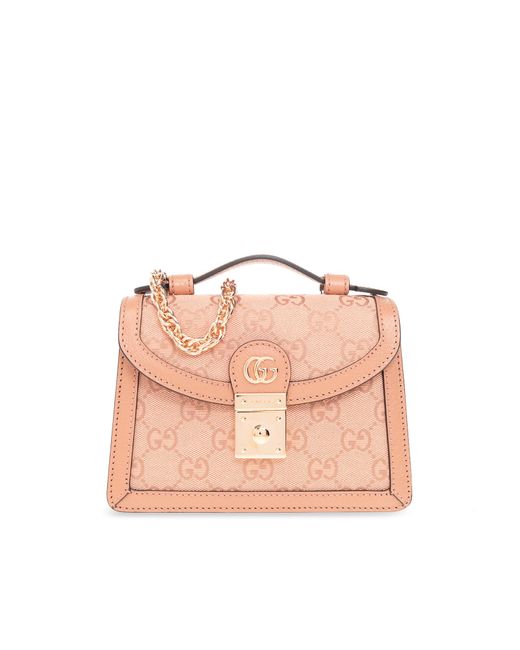 Gucci Pink 'ophidia Mini' Shoulder Bag