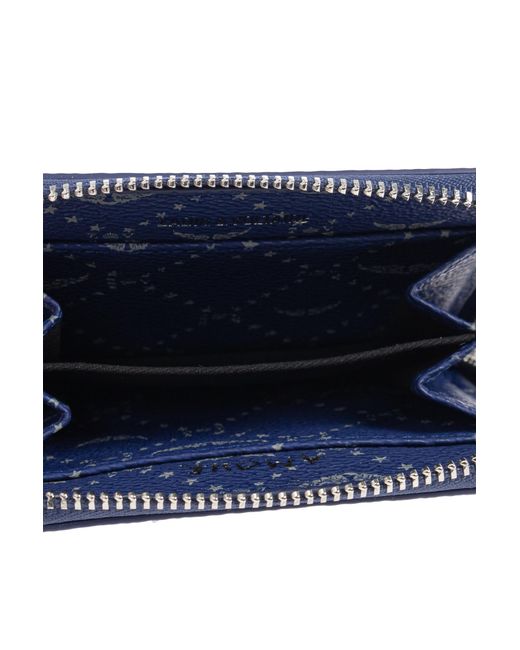Zadig & Voltaire Blue Wallet With Logo