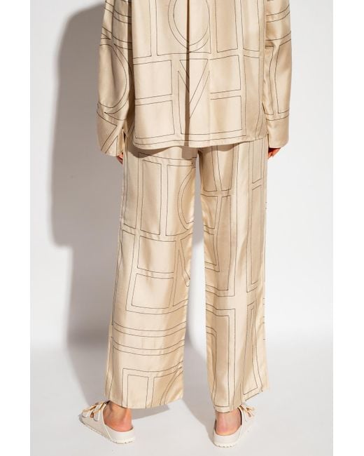 Totême  Natural Silk Pajama Top