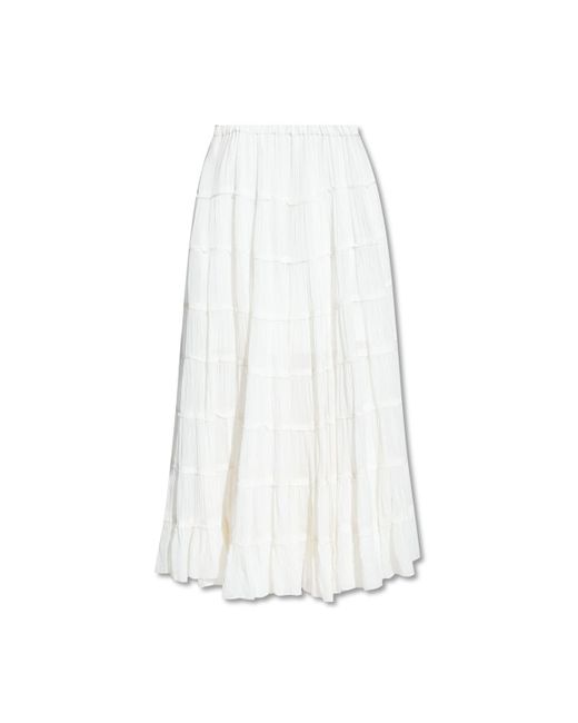 AllSaints White 'eva' Skirt
