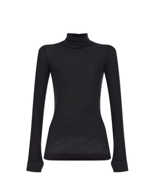 Lemaire Black Slim-Fit Turtleneck