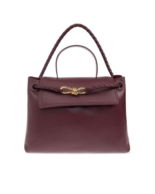 Bottega Veneta Purple Handbag `ciao Ciao`,