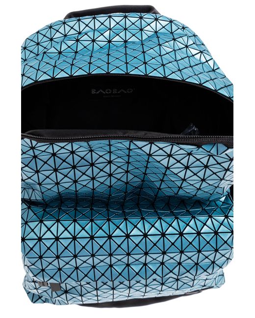 Issey Miyake Blue Backpack With A Geometric Pattern for men