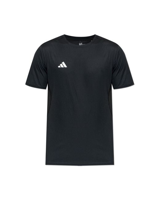 Adidas Originals Black T-Shirt From The Adizero Collection for men