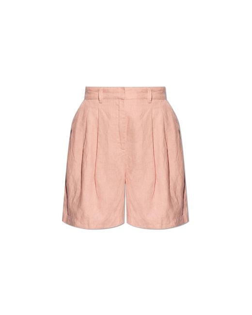Posse Pink Linen Shorts 'marchello',