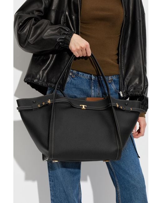 Tod's Black Shopper-Type Bag