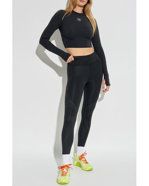 Adidas By Stella McCartney Black Long Sleeve Top