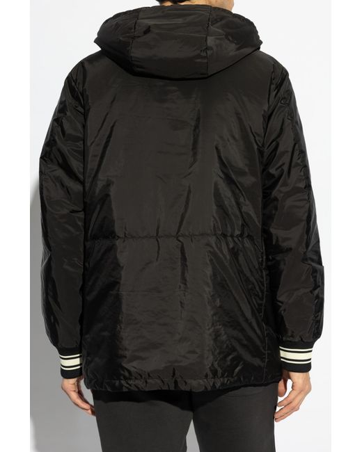 Moncler Black Reversible Jacket Vernant for men