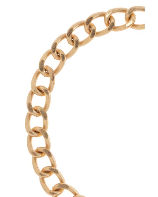 AllSaints Metallic Bracelet With Heart-Shaped Charm