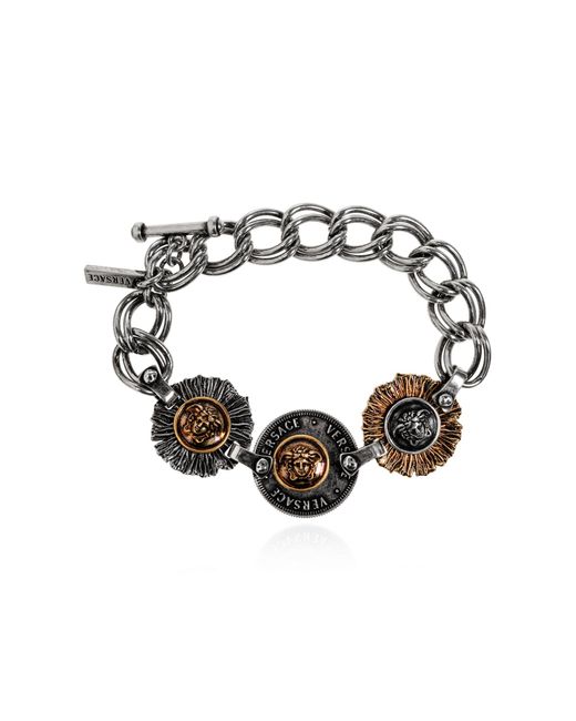 Versace Metallic Brass Bracelet