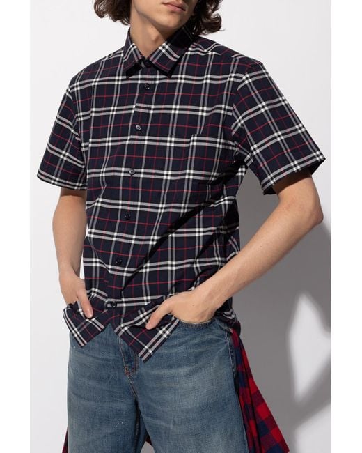 burberry shirt navy