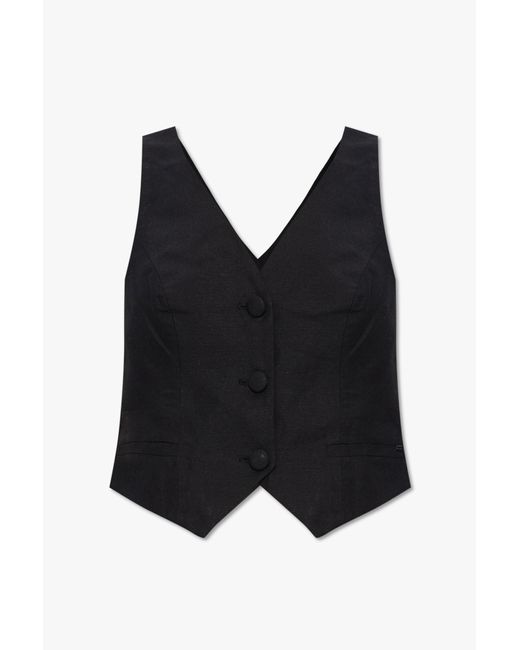 AllSaints Black ‘Petra’ Vest