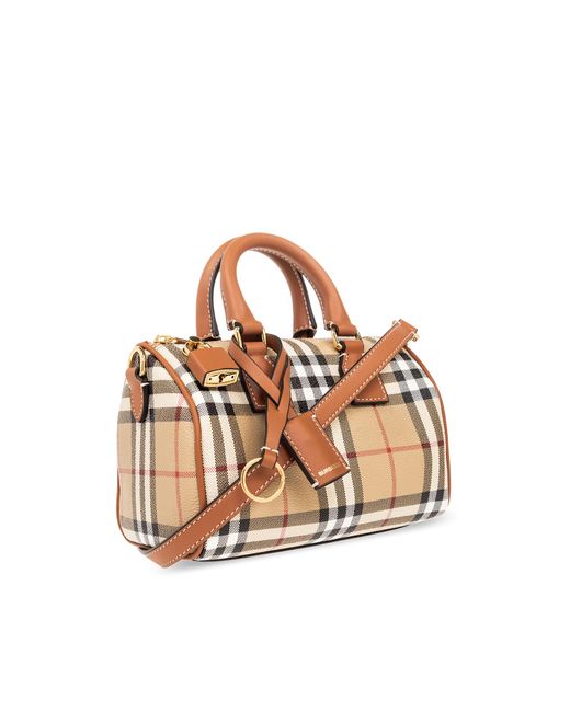 Burberry Natural ‘Bowling Mini’ Shoulder Bag
