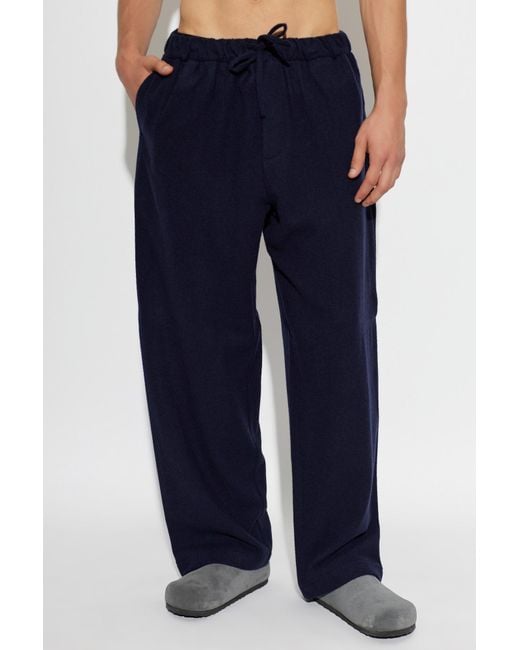 DARKPARK Blue Wool Trousers for men
