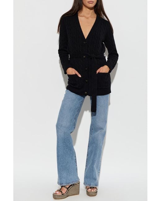 Valentino Garavani Black Cashmere Cardigan