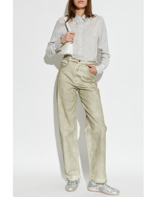 McQueen White Striped Shirt