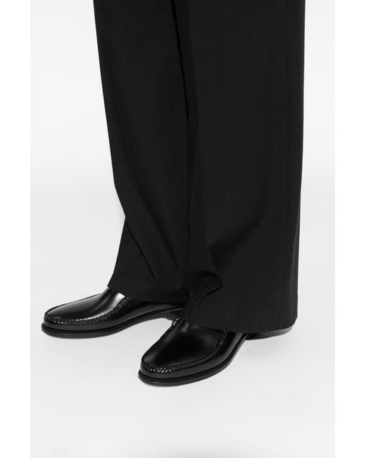 G.H.BASS Black "Weejuns Cobra Venetian" Loafers for men