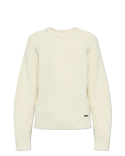 DSquared² Natural Wool Sweater for men