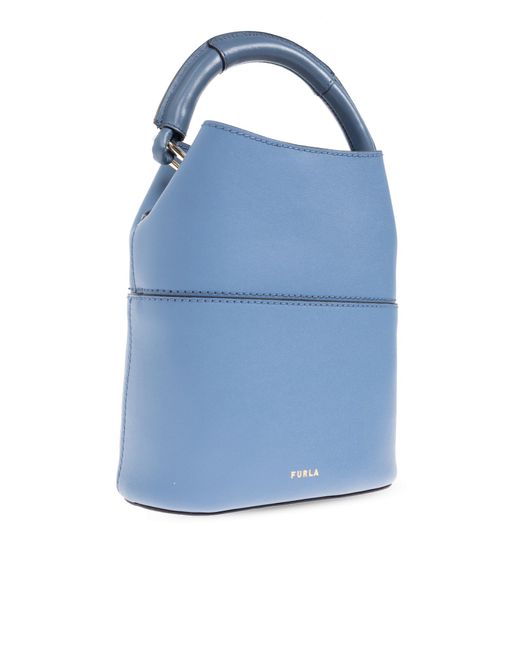 Furla Blue Handbag "sfera Mini",