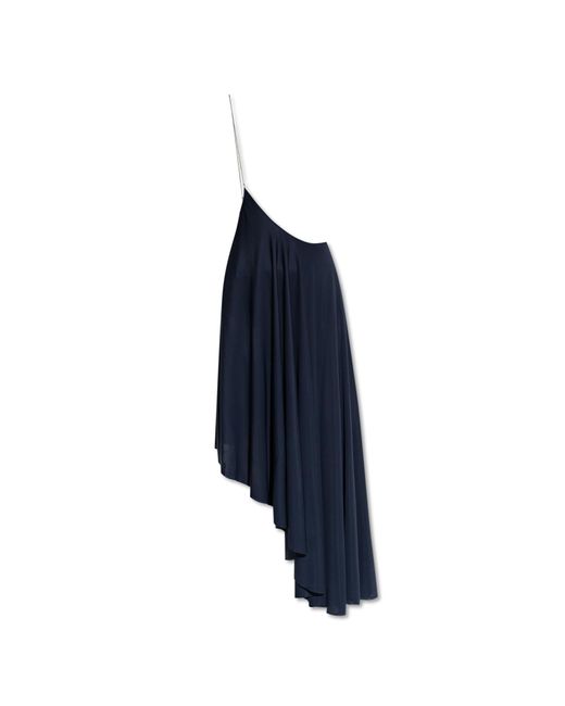 Alaïa Blue Asymmetrical Skirt