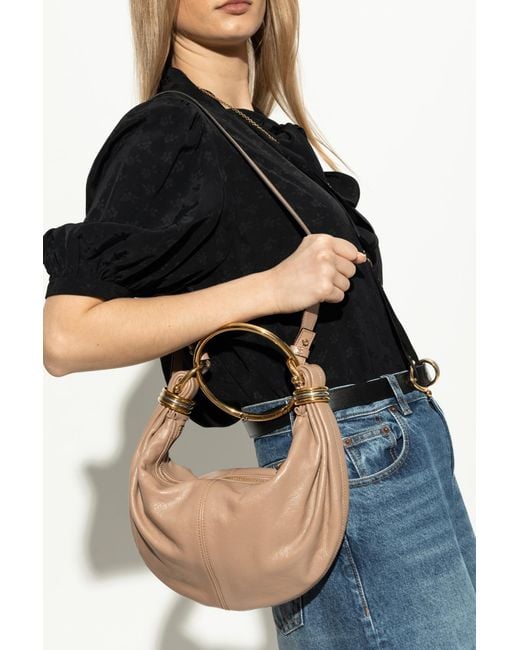 Chloé Metallic Handbag 'Bracelet Small'