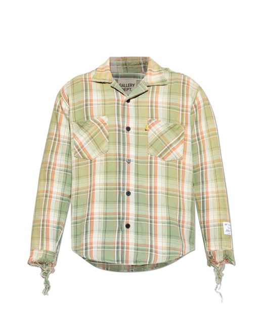 GALLERY DEPT. White Checked Pattern Shirt for men