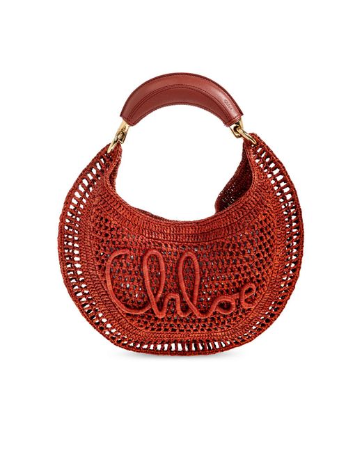Chloé Red "Summer Banana" Hobo Bag