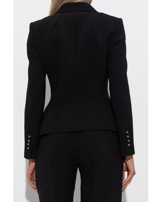 Dolce & Gabbana Black Double-Breasted Blazer