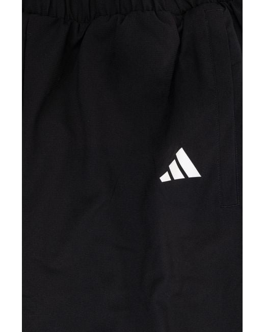 Adidas Originals Black Trousers With Logo for men