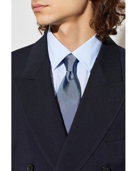 Etro Blue Silk Tie for men