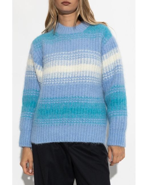 KENZO Blue Sweater With Logo
