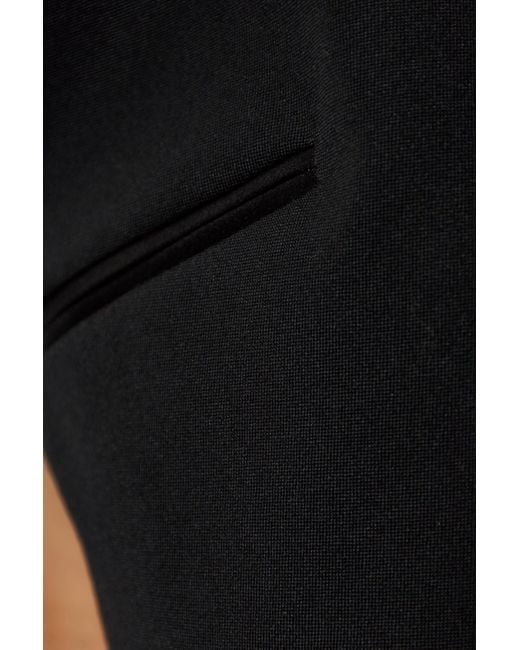 McQueen Black Wool Top