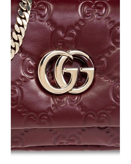 Gucci Purple Handbag GG Milano Mini,