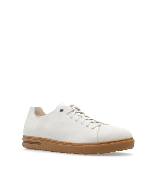 Birkenstock White 'bend Low Decon' Suede Sneakers, for men