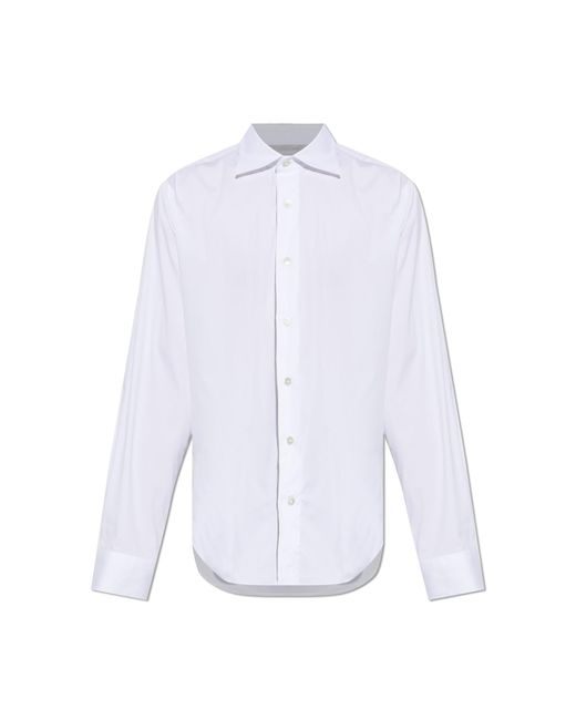 Eleventy White Classic Shirt for men
